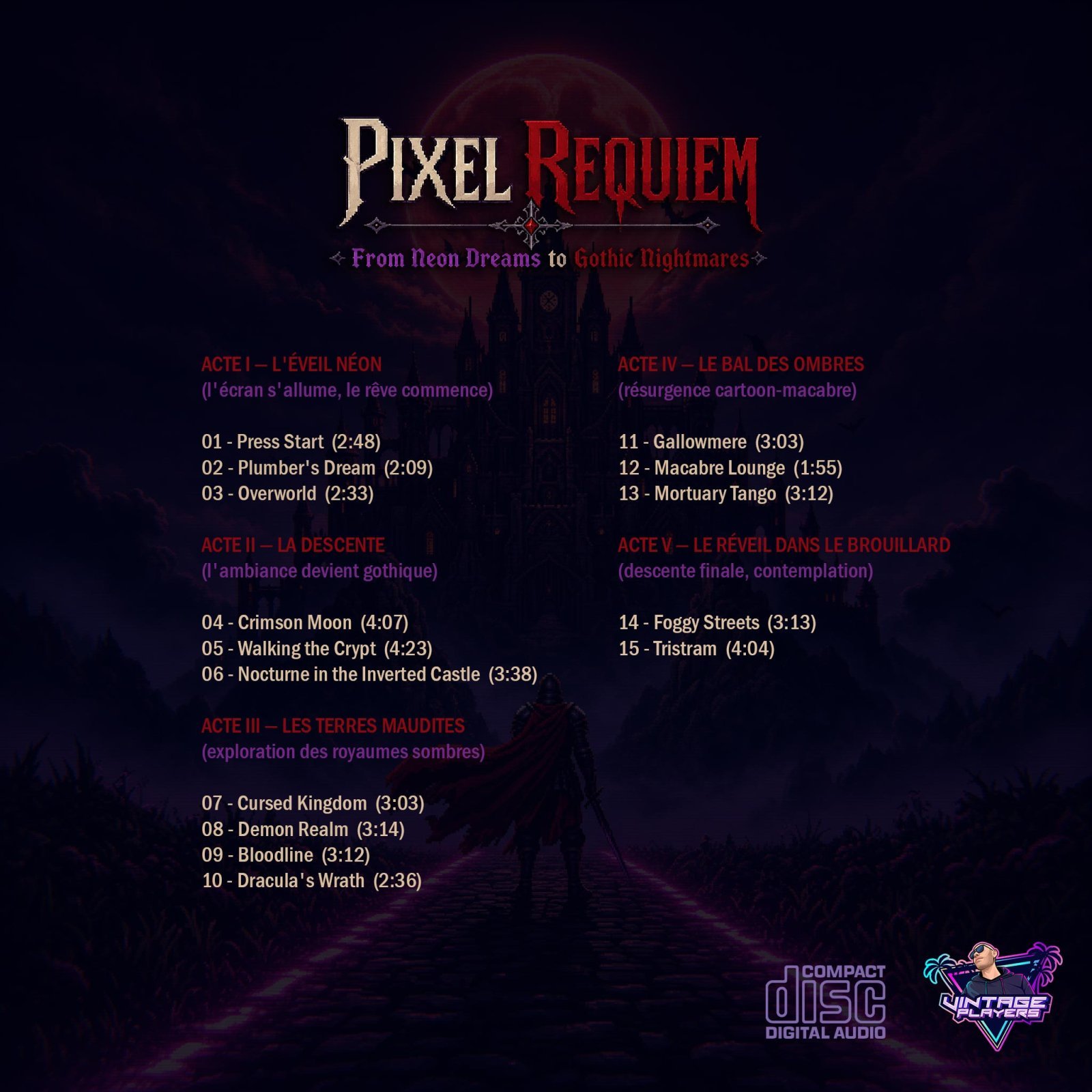 PIXEL REQUIEM - From Neon Dreams to Gothic Nightmares — verso