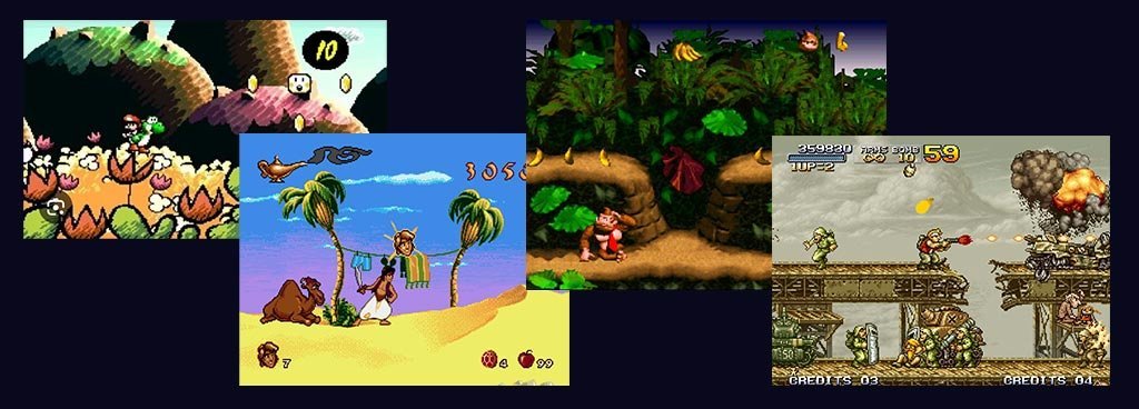 Beau jeux 16 bite des années 80' 90'