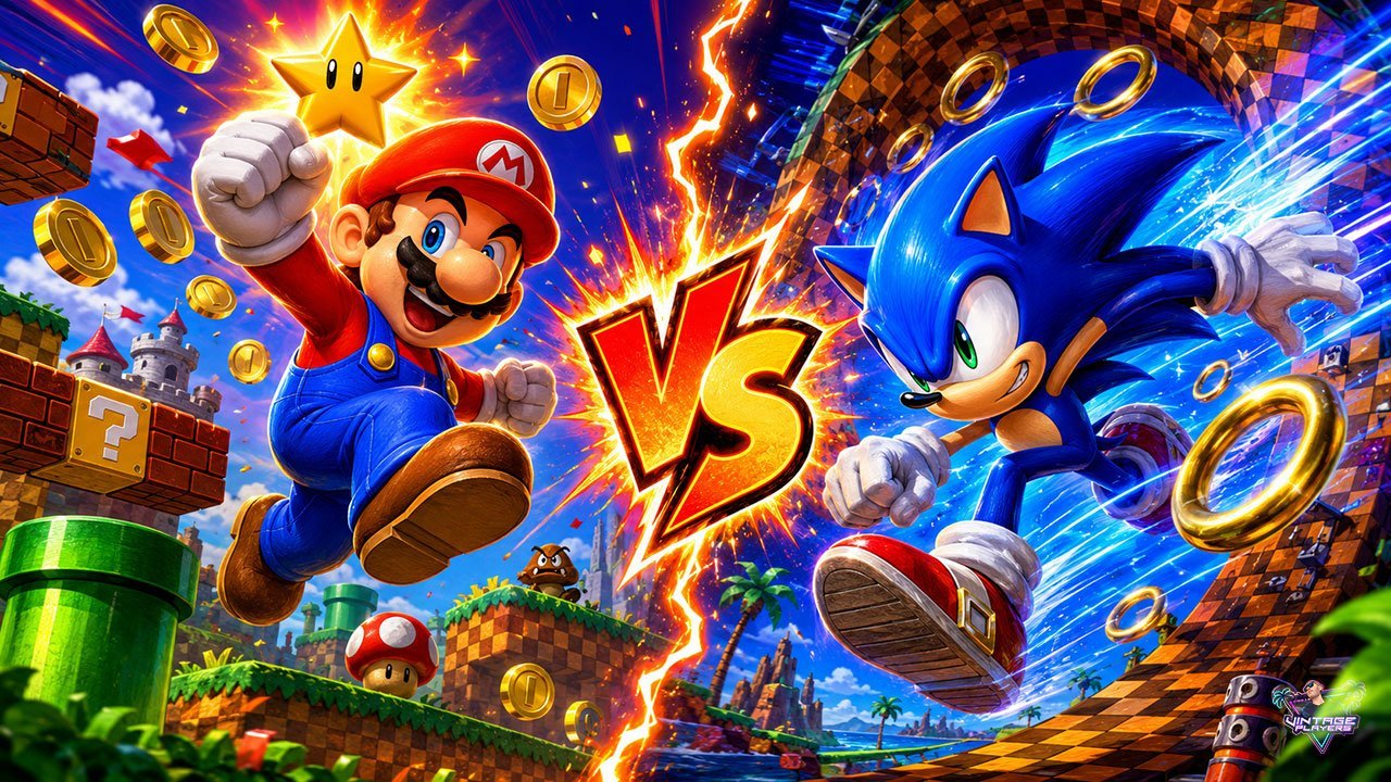 Mario VS Sonic