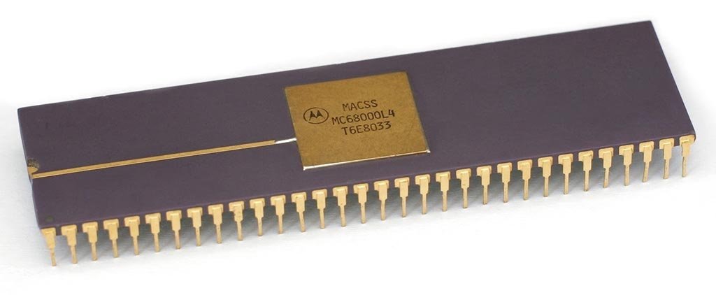 Prototype du processeur Motorola 68000