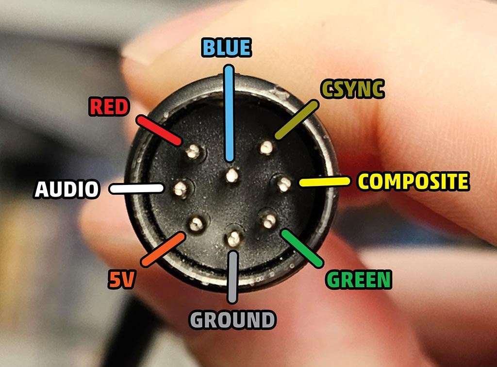 NeoGeo AES RGB composite