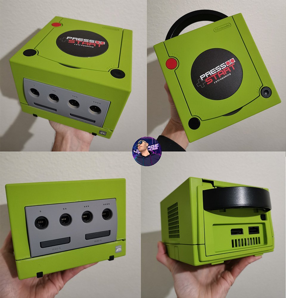 Nintendo Gamecube Press-Start Custom