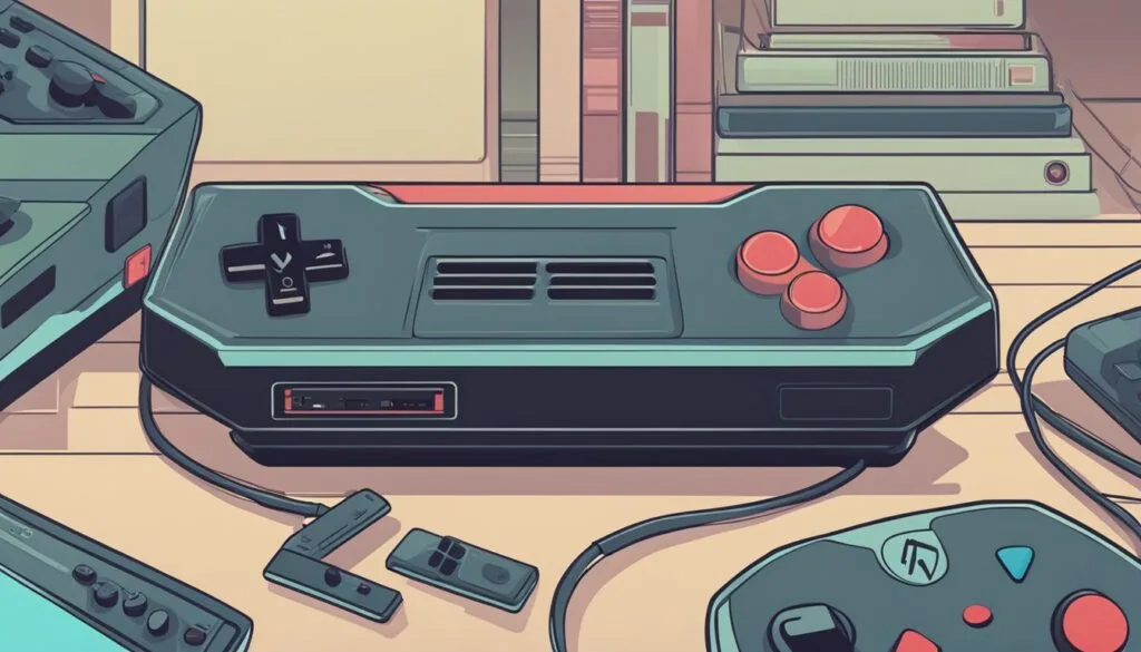 Une console de jeux rétro connectée à des émulateurs spécialisés pour l'optimisation